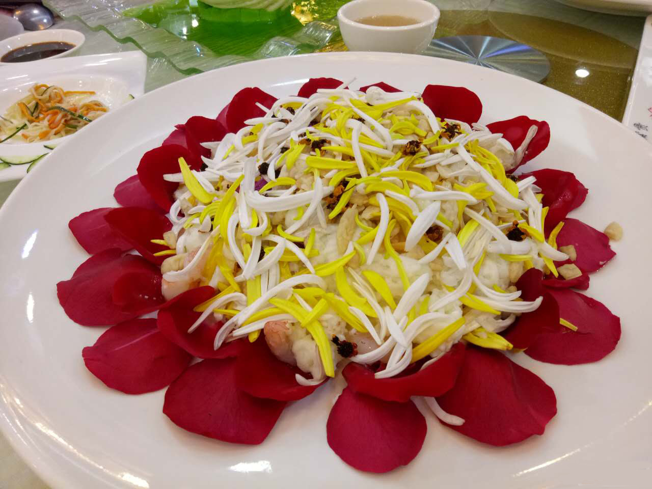 五种花卉成了广州人餐桌上的美味